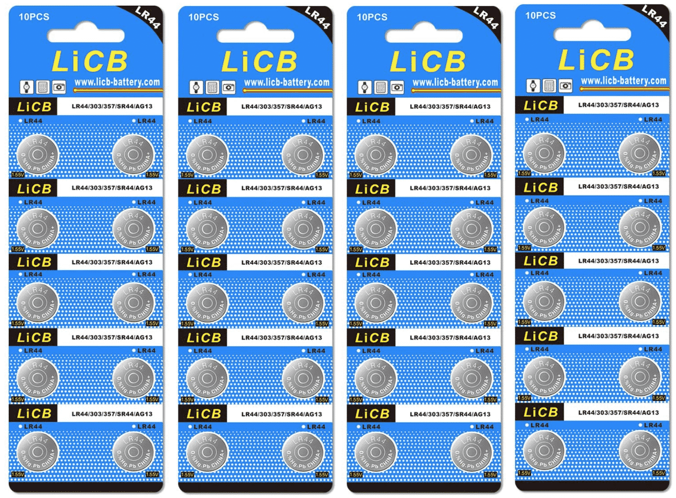 Baterias LiCB Button Coin Cell Batteries