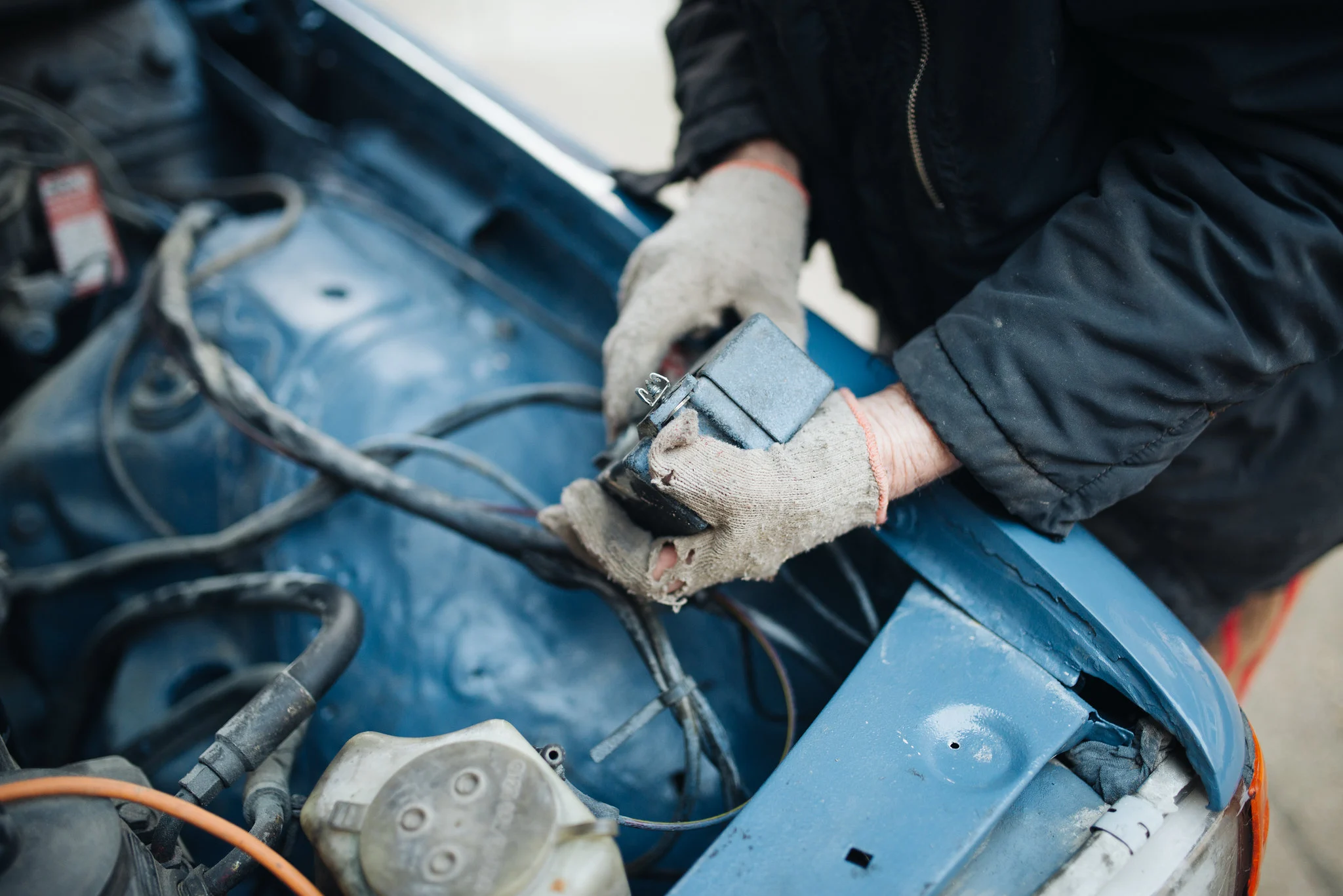 car battery inspection