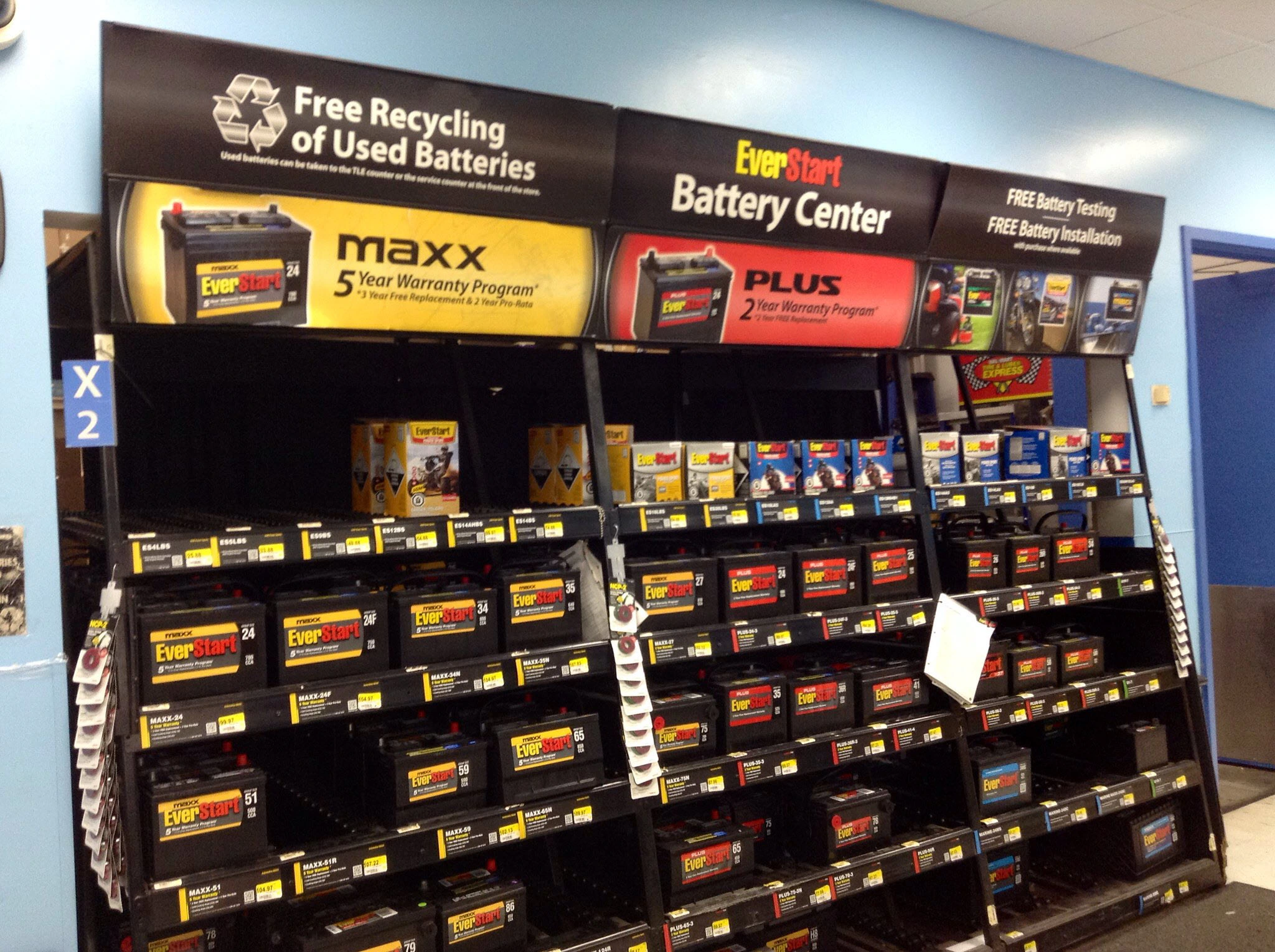 car battery supply everstart